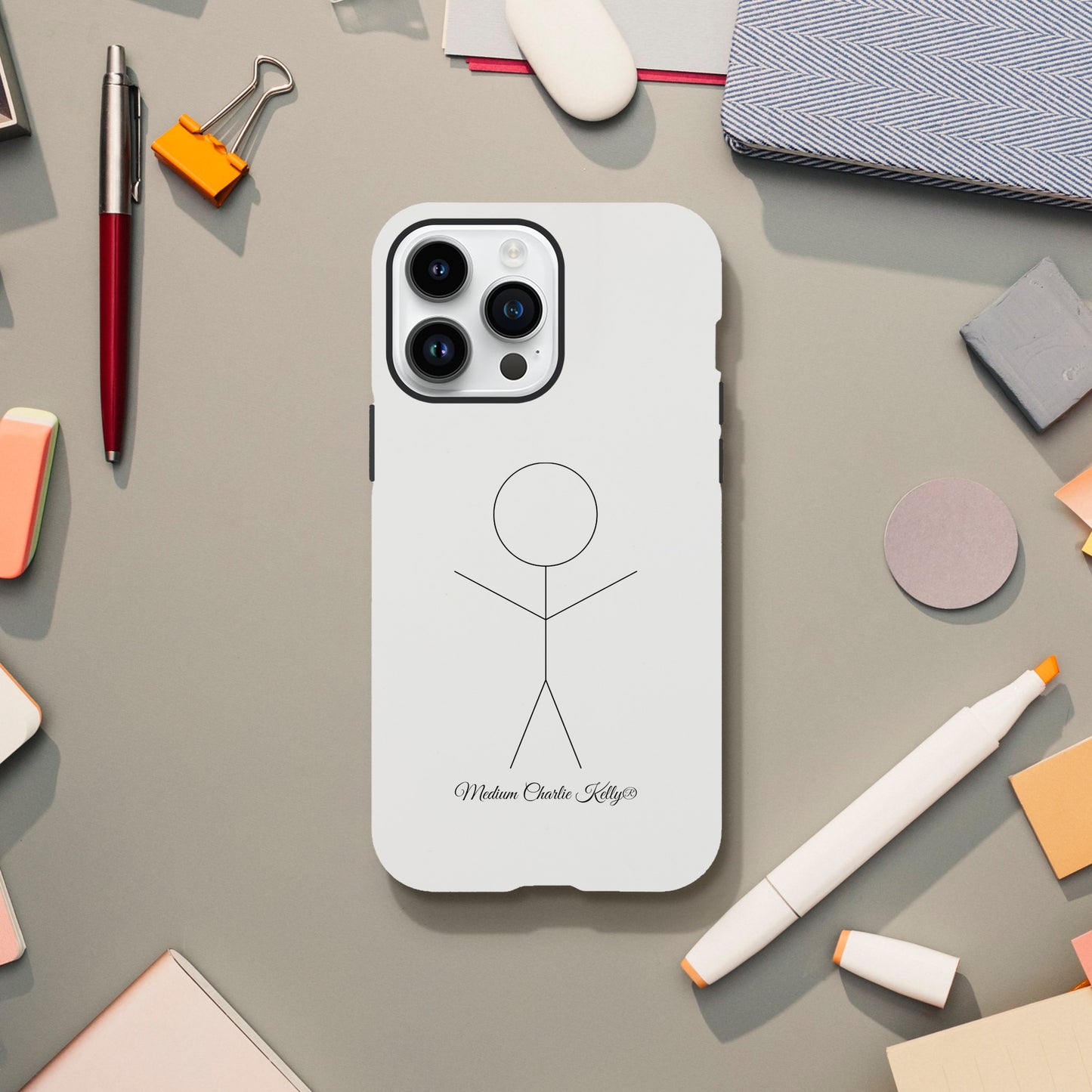 Stick Man tough phone case