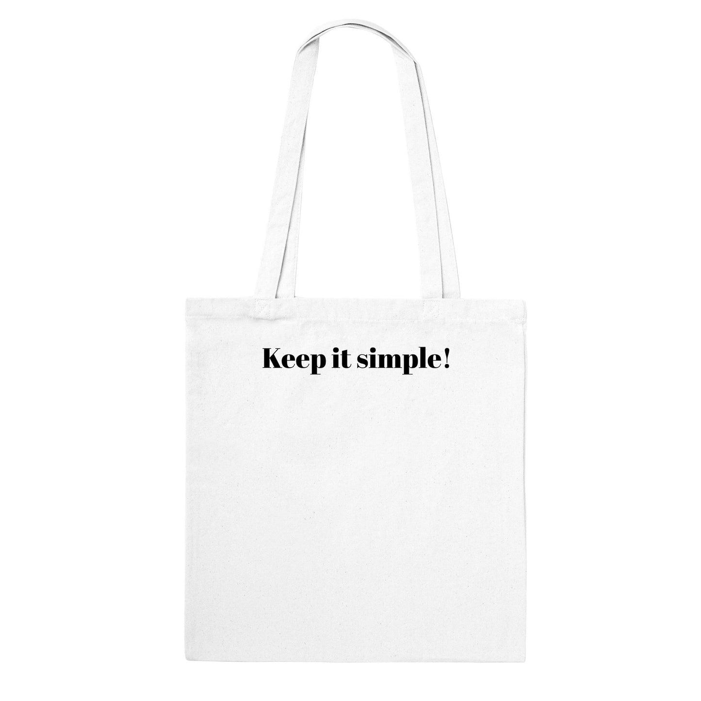 Keep it simple! Classic Tote Bag in 3 colours