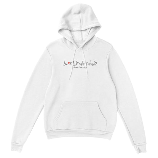 Love & Light Unisex Pullover Hoodie in 2 colours