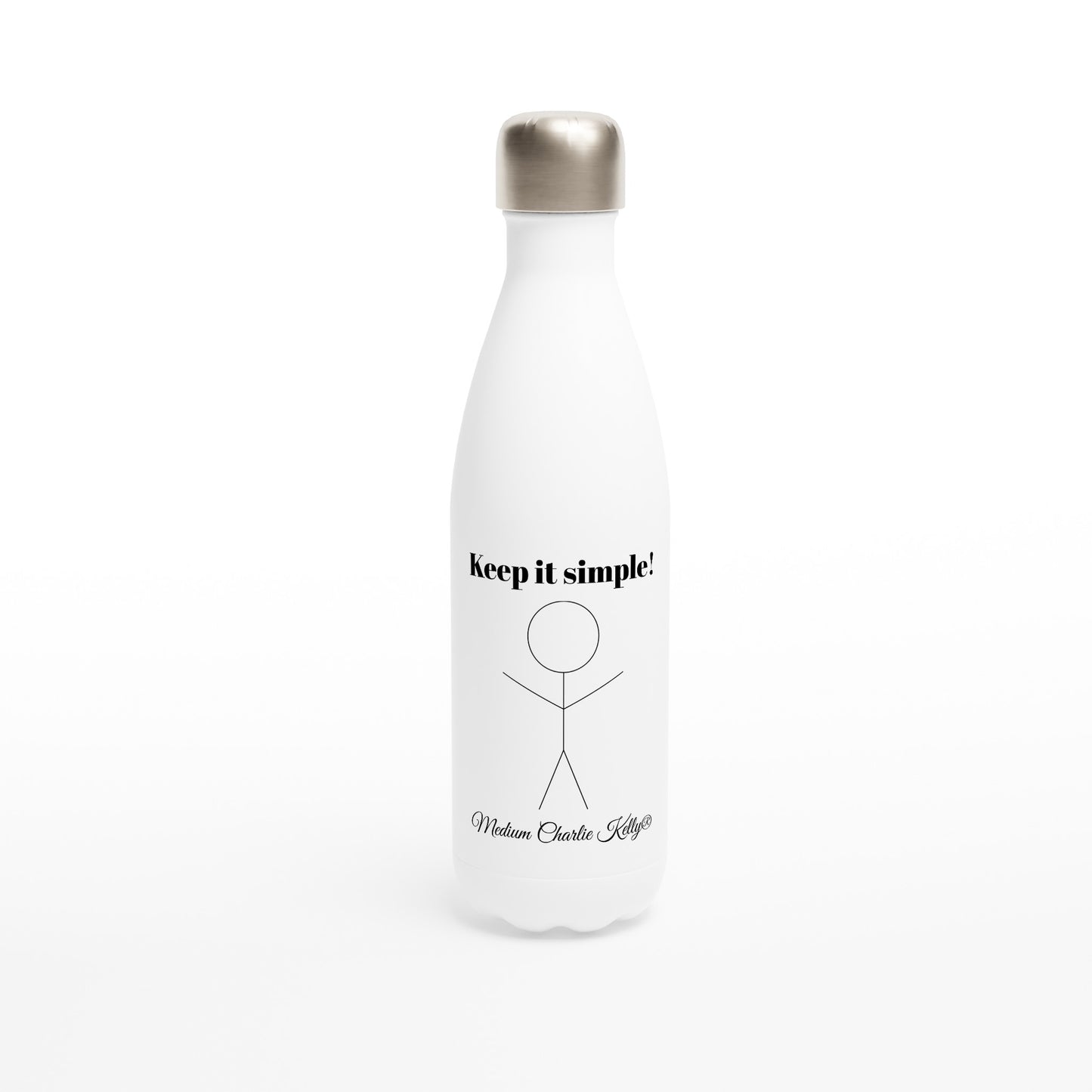 Keep it simple! Stainless Steel Water Bottle